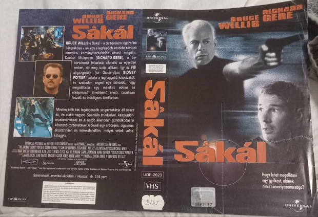 A sakl - krimi vhs - Bruce Willis - nagytok