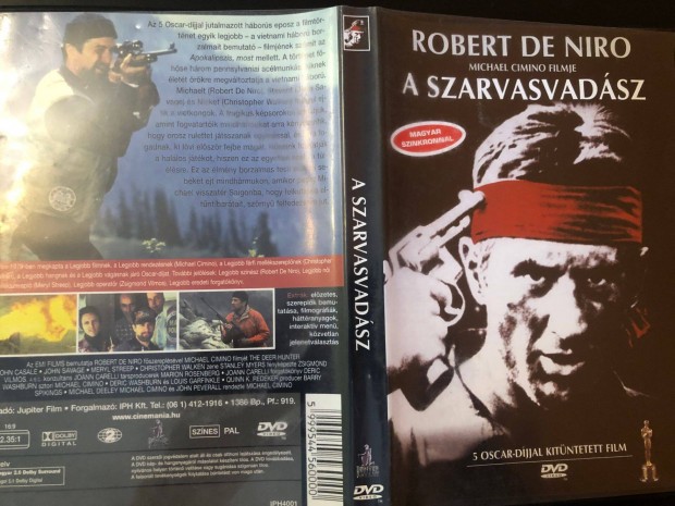 A szarvasvadsz (Robert De Niro) DVD