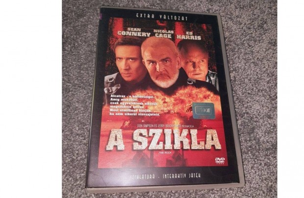 A szikla DVD (1996) Szinkronizlt, karcmentes lemez (The rock)