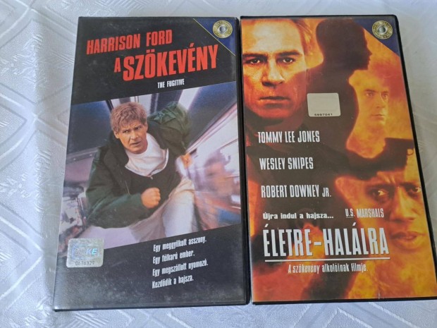 A szökevény és Életre halálra VHS