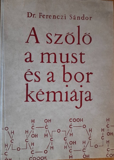 A szl a must s a bor kmija, szakknyv elad.