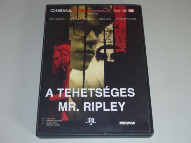 A tehetsges Mr. Ripley DVD film -