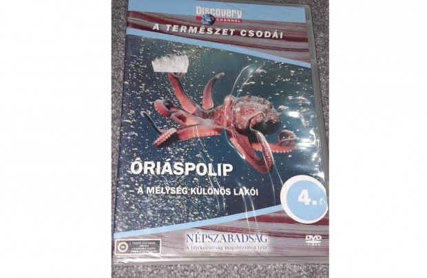 A természet csodái 4. - Óriáspolip DVD Új, fóliás, szinkronizált