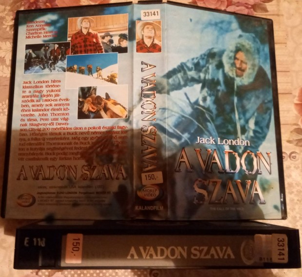 A vadon szava - kaland vhs - Charlton Heston