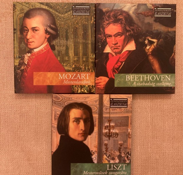 A zeneszerzs klasszikusai: Mozart, Beethoven, Liszt CD