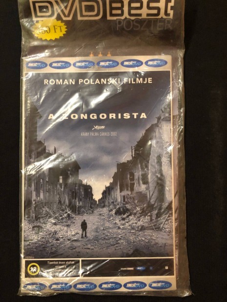 A zongorista DVD + poszter (bontatlan, Roman Polanski) DVD