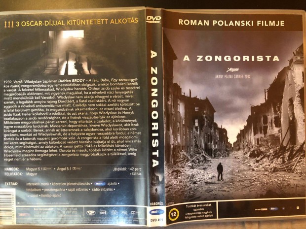 A zongorista DVD (karcmentes, Adrien Brody, Bestdvd kiads)