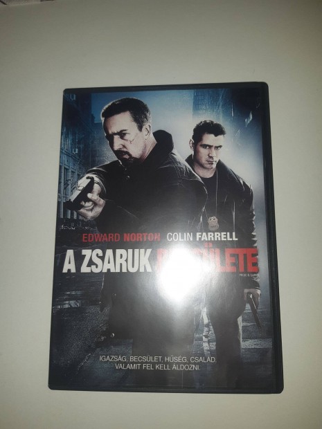 A zsaruk becslete DVD Film