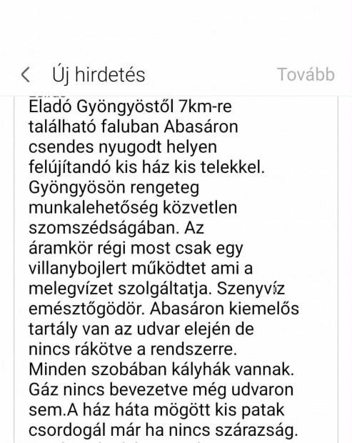 Abas�r fel�j�t�sra szorul� kis h�z