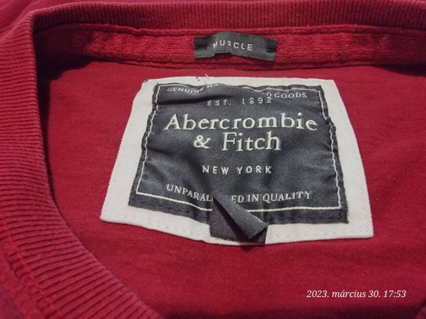 Abercrombie & Fitch hossz ujj pl L XL