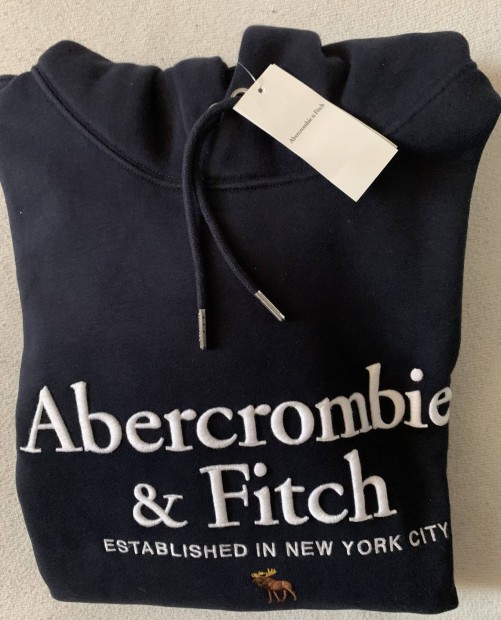 Abercrombie & Fitch j stt kk szn csomagolt kapucnis pulcsi XL  