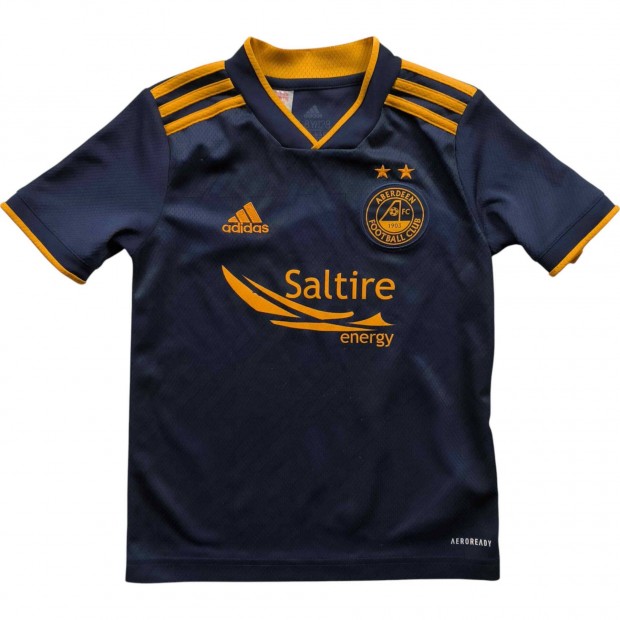 Aberdeen 2021-22 Adidas vendég foci mez gyerek 128-as