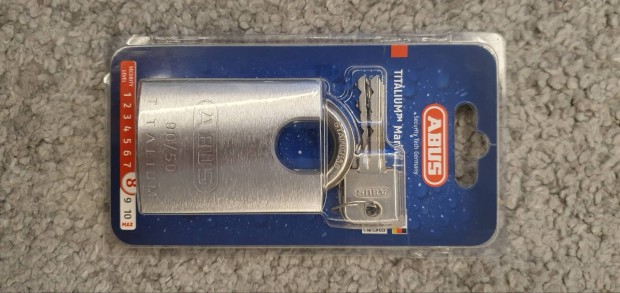 Abus Titalium 90RK/50 kengyelvdett biztonsgi U lakat 8/10