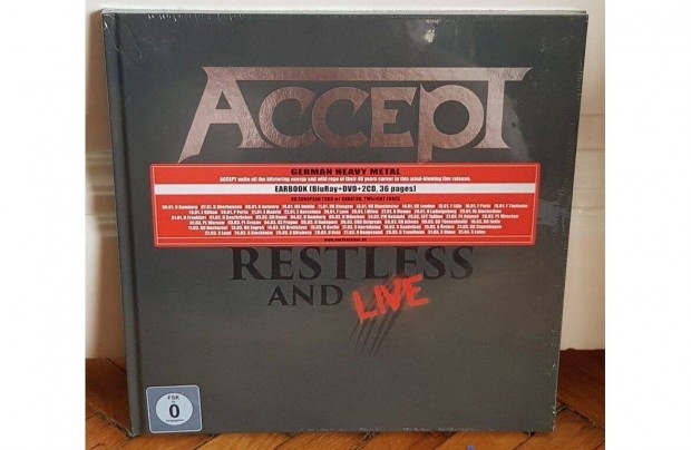 Accept Restless And Live 2 X CD + Blu-ray + DVD