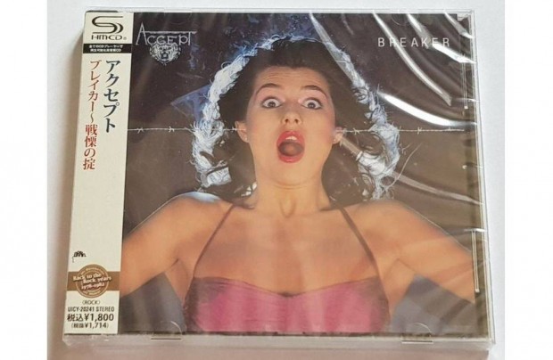 Accept - Breaker CD Japán SHM - CD