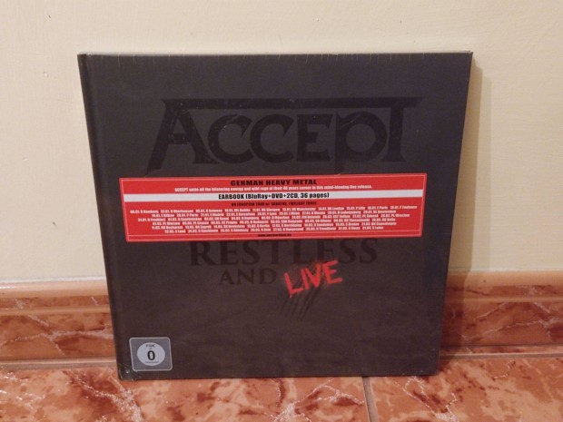 Accept - Restless And Live Earbook (BD+DVD+2CD) bontatlan