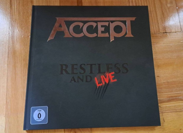 Accept - Restless and Live - dupla CD+Blu-ray+DVD (celofnos)