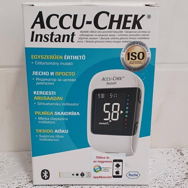 Accu-Chek Instant vrcukormr + 50 db tesztcsk