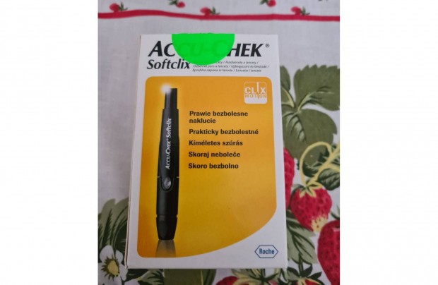 Accu-Chek Softclix ujjbegyszr+lndzsa, bontott, nem hasznlt