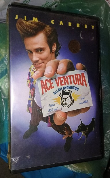 Ace Ventura 1 nagytokos VHS 