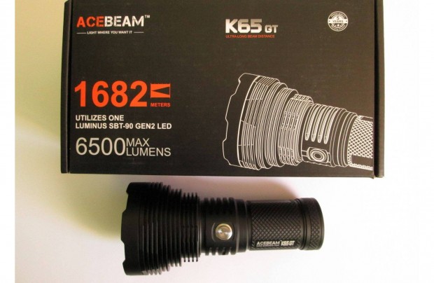 Acebeam K65GT LED Vadsz, Horgsz,Tra,Barlangsz, lmpa 1682m hattv