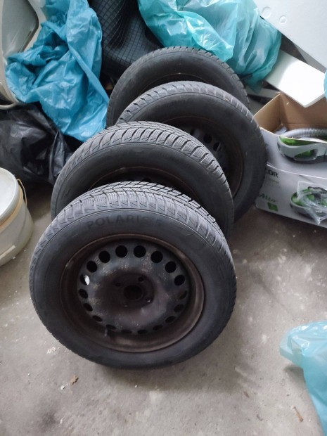 Acélfelni téli gumival g astra r15 et49 4x100 szett