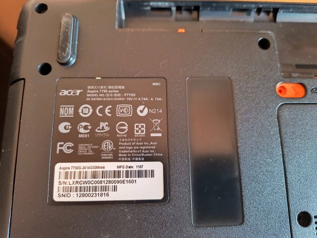 Acer 7750 laptop