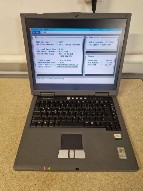 Acer Aspire 1310 laptop, notebook