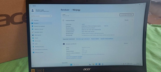 Acer Aspire 3 A315-24P-R8PJ Notebook, Laptop