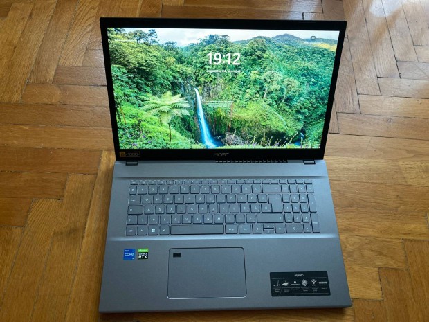 Acer Aspire 5 17", I5-1240P, 512GB, Nvidia Gtx2050, 32GB DDR4