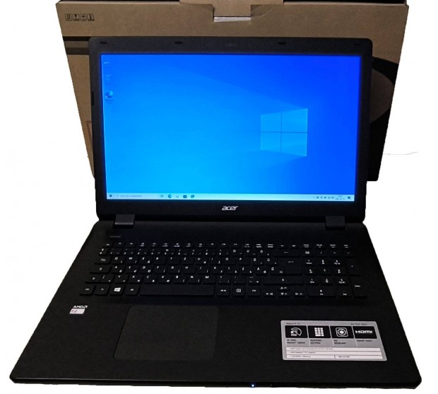 Acer Aspire E17 laptop 17,3 LED hibátlan állapotban + Windows 10