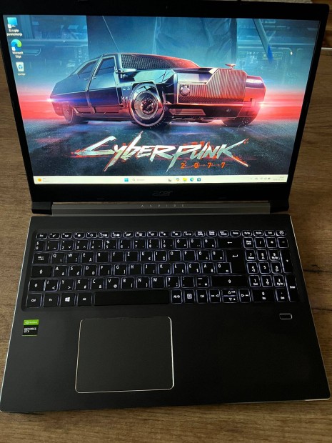 Acer Magyar Gamer Laptop i7 9750H 16GB 512GB SSD Gtx 1650 4GB