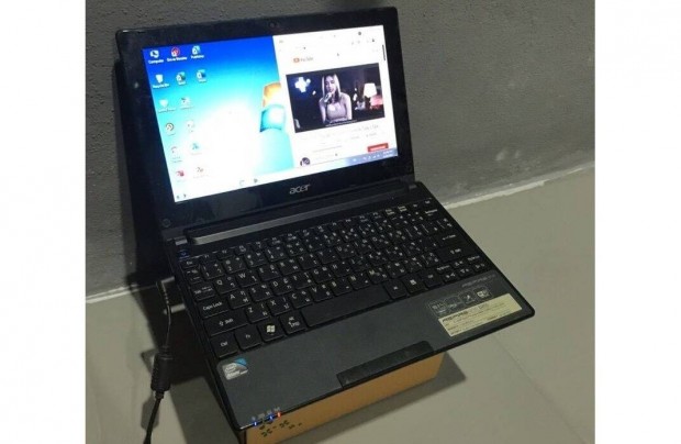 Acer Netbook, Windows 7, gyri tlt, memria: 1GB, winchester: 160 GB
