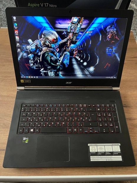 Acer Nitro ris Gamer Laptop 17" i5 4210H 16GB 256SSD 1TB Gtx 950 4GB