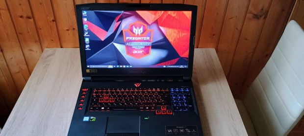 Acer Predator Nagy Gamer Laptop 17" Magyar, újszerű állapotban eladó