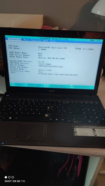 Acer aspire 5736 hinyos