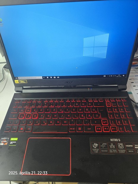 Acer nitro gamer laptop Ryzen 74800H