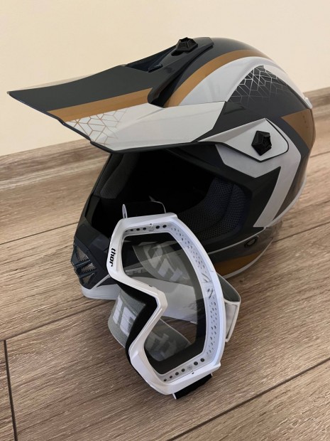 Acerbis gyerek bukósisak (51-52 cm), ajándék Thor szemüveggel