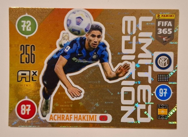 Achraf Hakimi Panini Limited Edition 2021