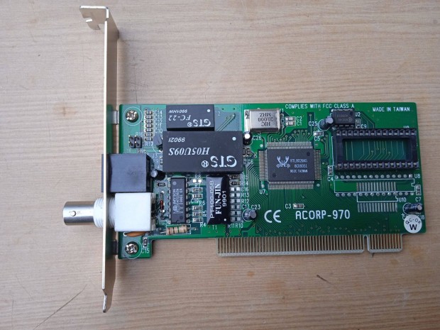 Acorp-970 -es hlkrtya , Ethernet s BNC csatlakozkkal