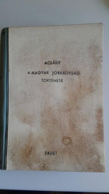 Acsdy A magyar jobbgysg trtnete Faust 1944