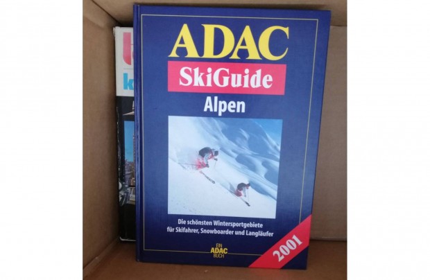 Adac - alpen ski atlasz, atlas - Skiguide - 2001 kiads, 800 forint