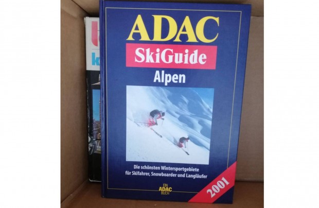 Adac - alpen ski atlasz, atlas - Skiguide - 2001 kiads, 800 forint