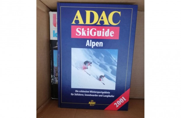 Adac - alpen ski atlasz, atlas - Skiguide - 2001 kiads, 800 forint