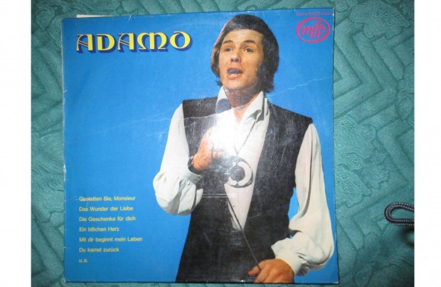 Adamo vinyl hanglemez elad