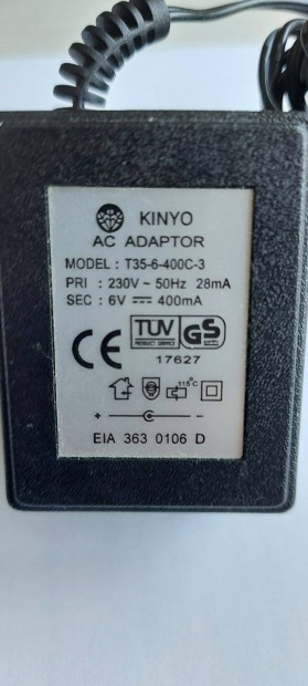 Adapter 6V 400 mA