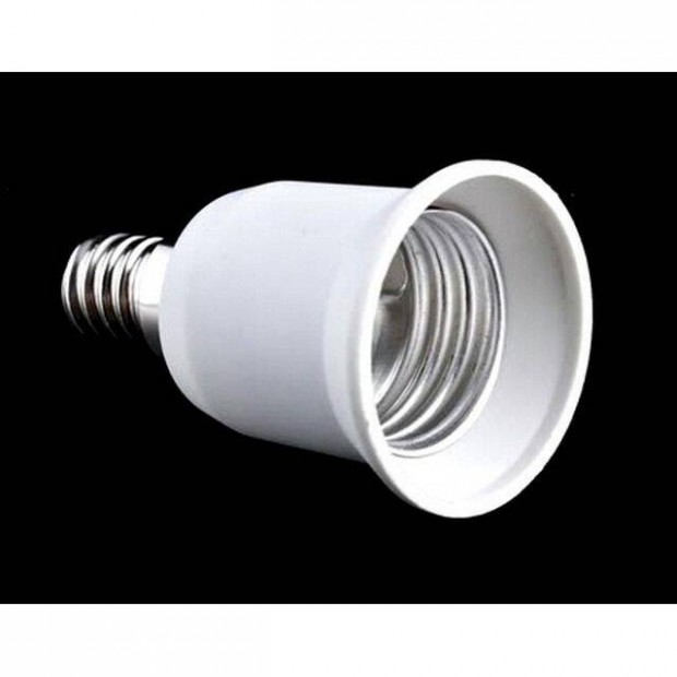 Adapter : E14 -> E27 Foglalat átalakító konverter _