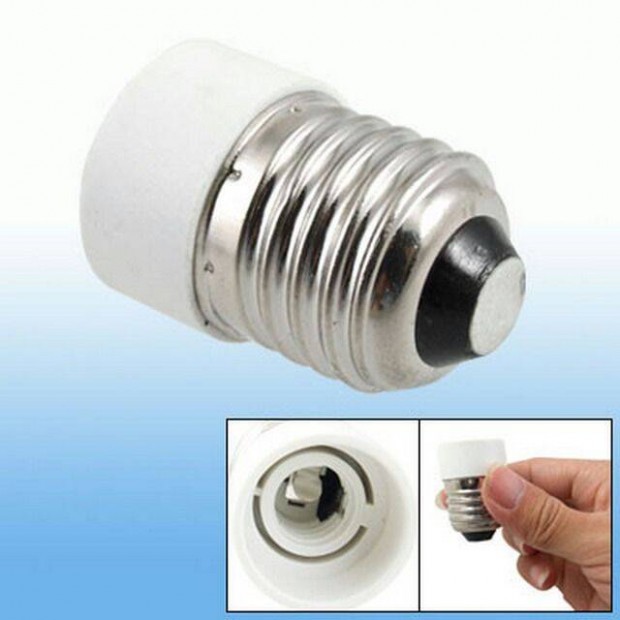Adapter : E27 -> E14 Foglalat átalakító konverter _