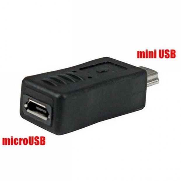 Adapter : microusb micro USB (anya) / mini USB (apa)
