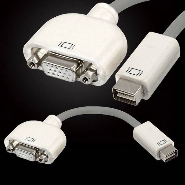 Adapter : mini-DVI / VGA talakt kbel Macbook